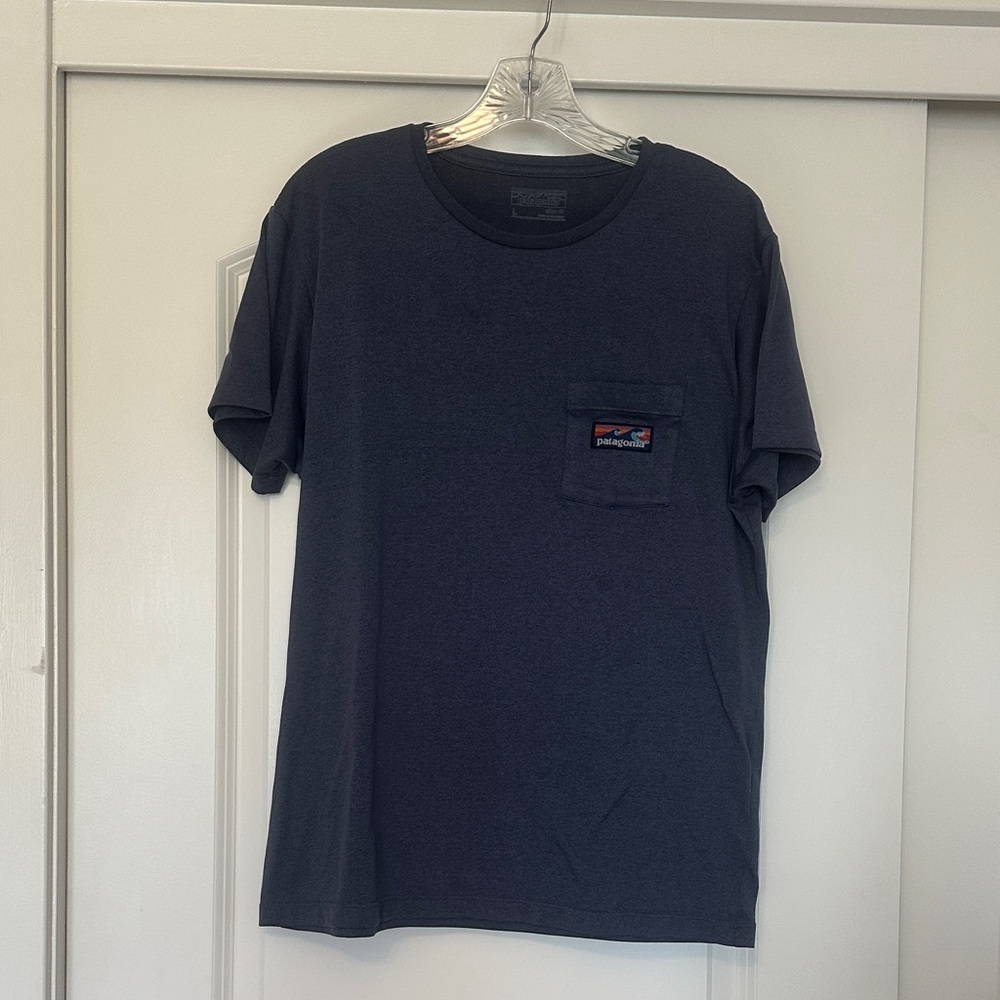 Patagonia Short-Sleeve Pocket Tee in Blue